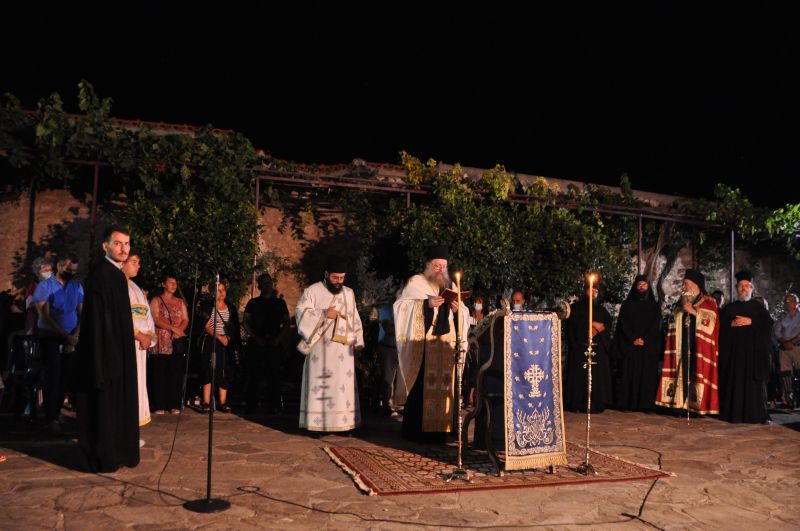 Πανήγυρις τῆς μεταστάσεως τῆς Ὑπεραγίας Θεοτόκου στήν Ἱερά Μονή Εἰκοσιφοινίσσης - 2021